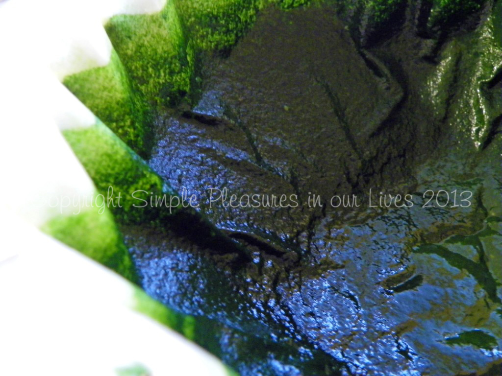 The water will drain away and what's left is the fragrant pandan paste
