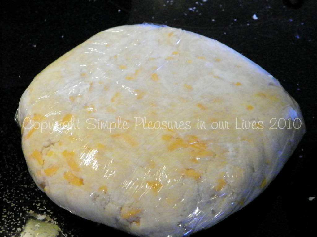 Shape into a disk and chill