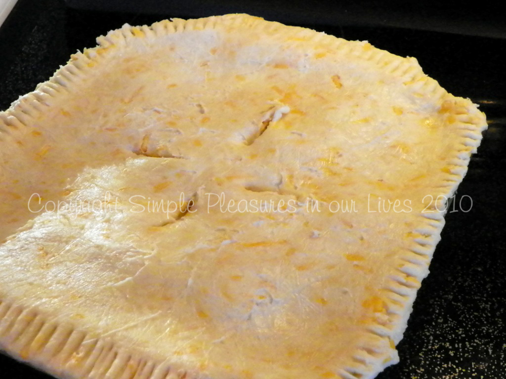 Arrange on top of the filling