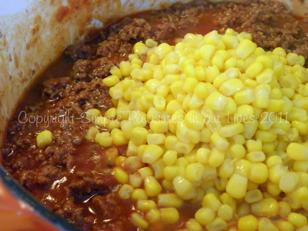 Stir in corn and the rest of the seasonings