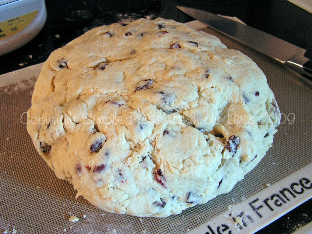 Pat the dough into a round disk and let rest - seemed like a lot of dough because I doubled the recipe