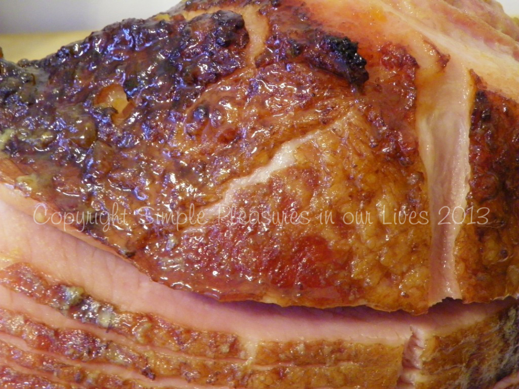 Apricot-Mustard Glazed Ham