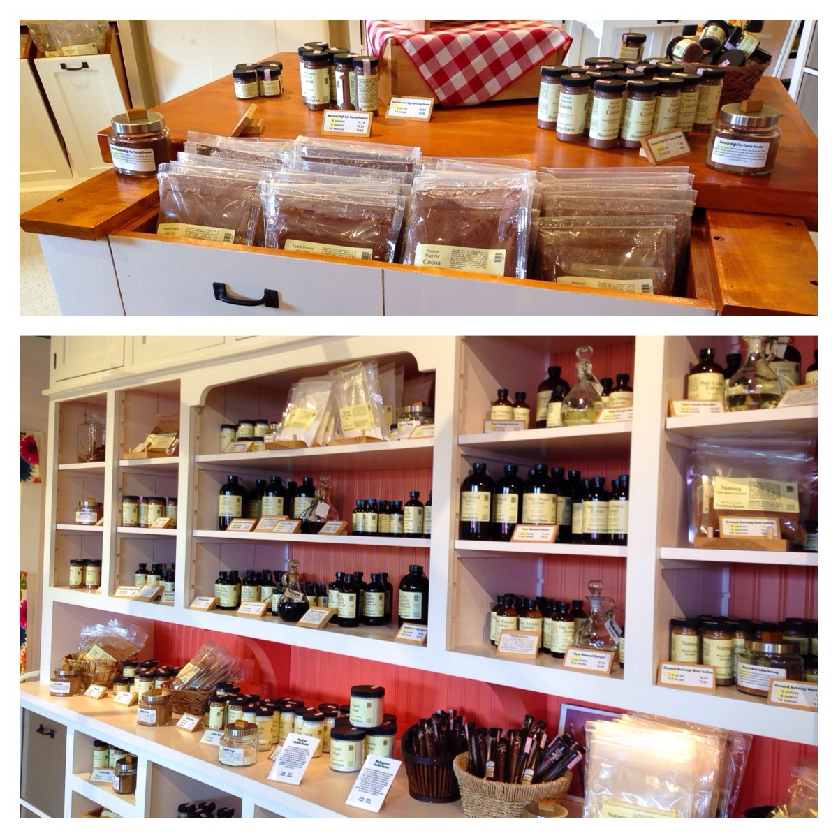 My favorite part of the store is the baking section!