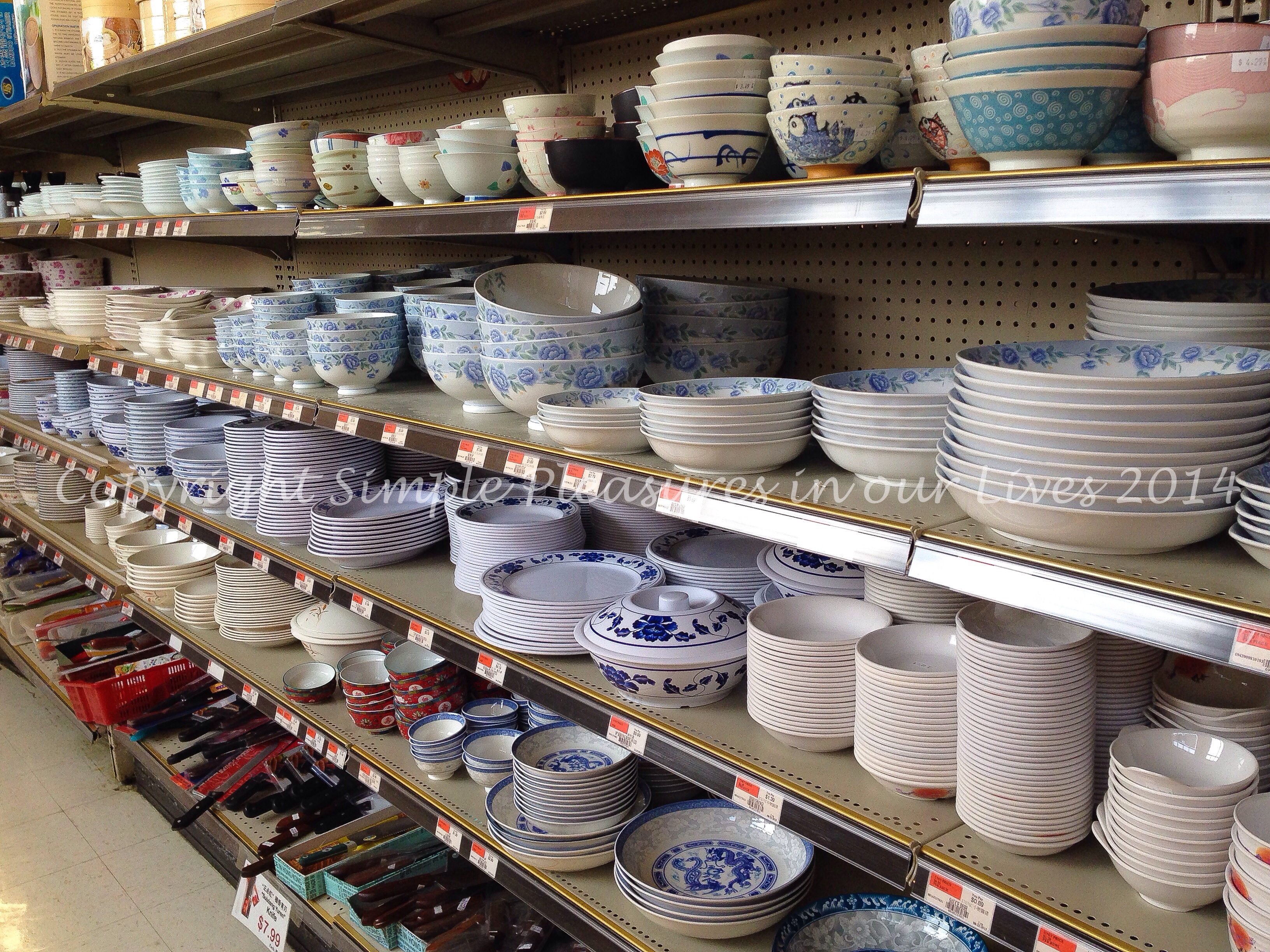 Considered getting some bowls and plates