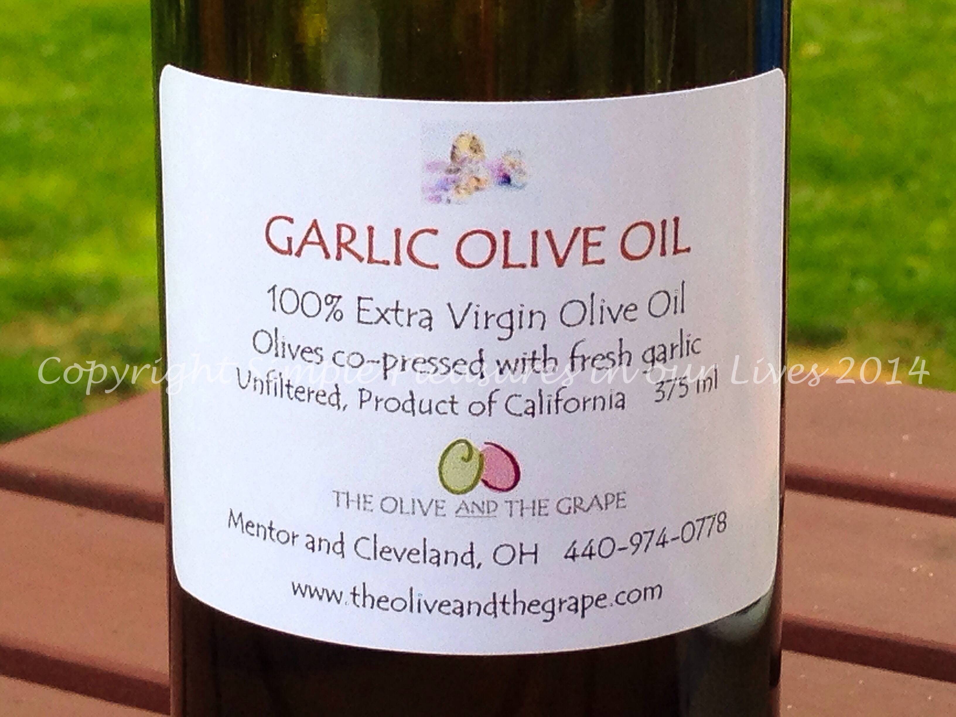 but we decided on the garlic flavor.