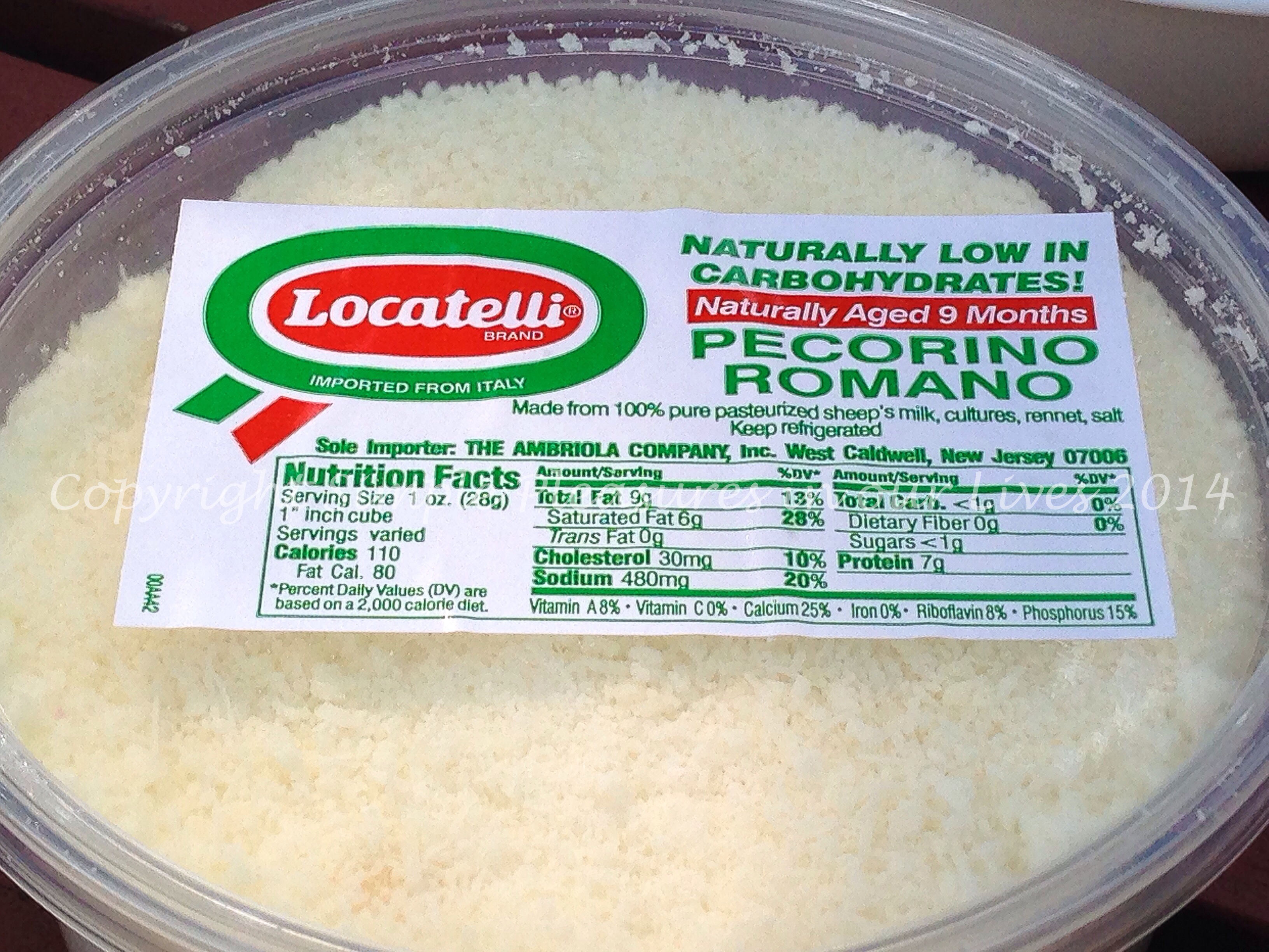 Locatelli Pecorino Romano - easily one of our top three favorite cheeses!