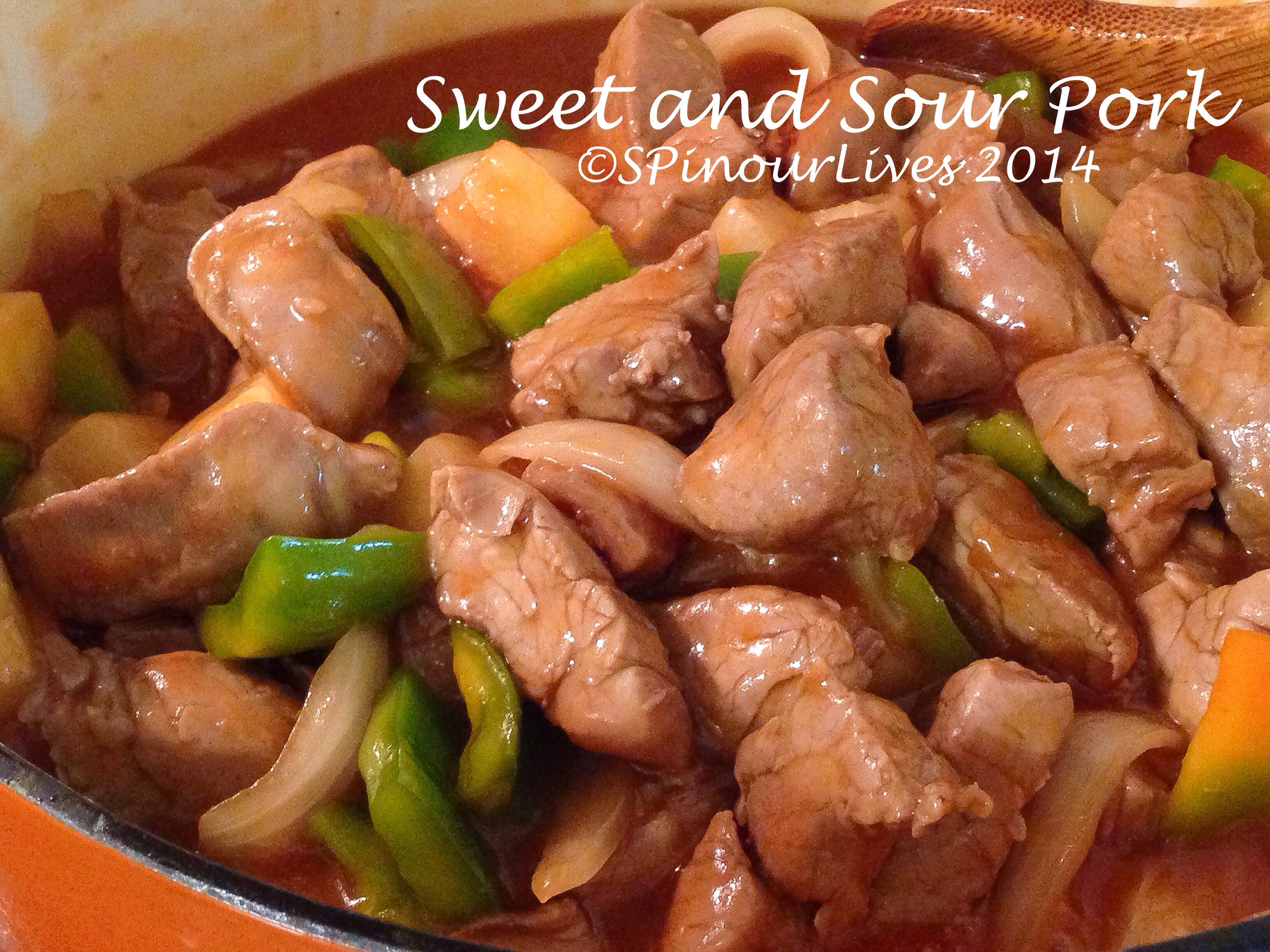 Stir and coat the meat with the sauce